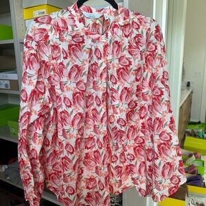 Paris Atelier & Other Stories | Floral Red Top